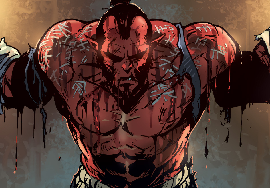 Samourai Rouge illustration Aquilon